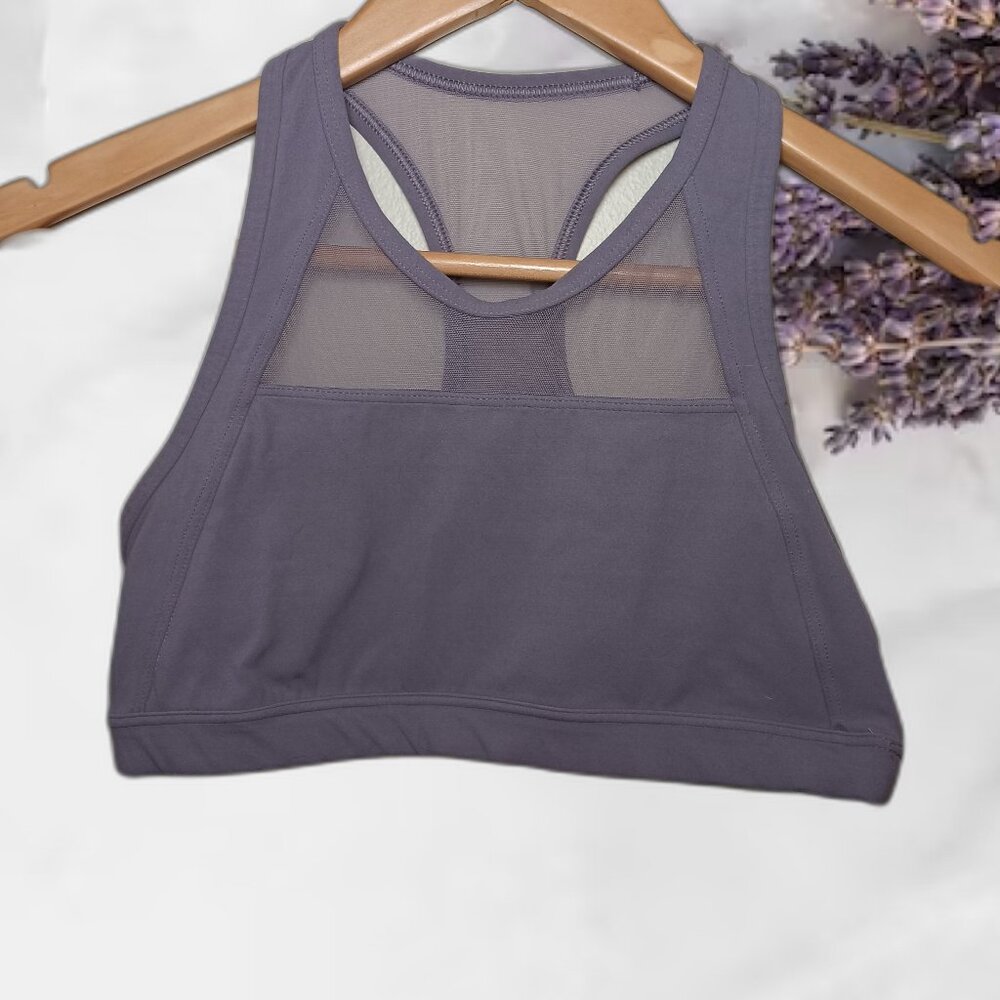 Athleta Girl Sports bra, mesh detail, super soft, EUC, size kids XL (14)